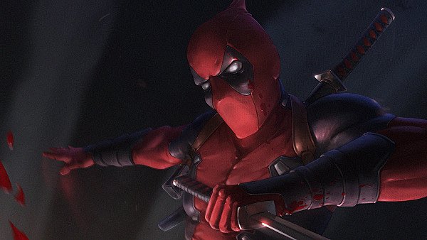 Deadpool With Sword - hdwallpaper4k