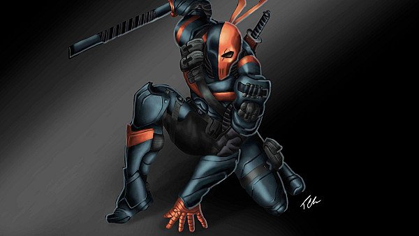 Deathstroke Illustration wallpaper