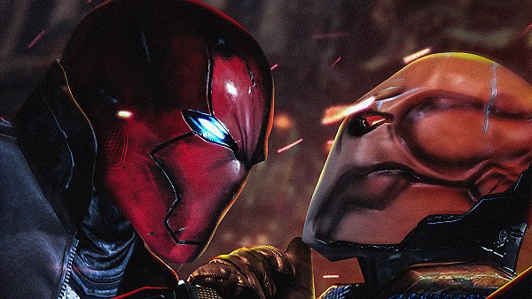 Deathstroke Vs Red Hood - hdwallpaper4k