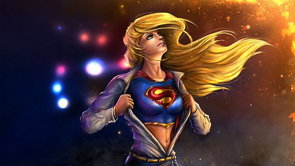 Defender Of The Star Supergirl - hdwallpaper4k