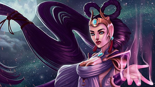 Diana League Of Legends Fantasy Girl - hdwallpaper4k