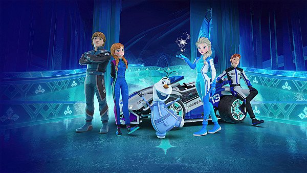 Disney Speedstorm Frozen - hdwallpaper4k