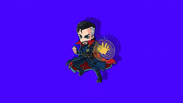 Doctor Strange Chibi Minimal 4k - hdwallpaper4k