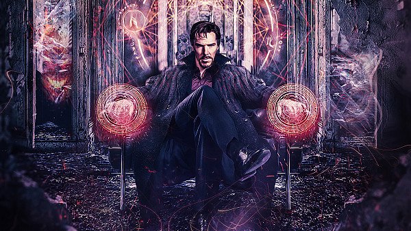 Doctor Strange Sitting On Chair - hdwallpaper4k