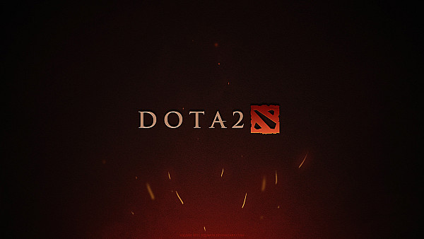 Dota 2 Game Logo wallpaper