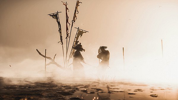 Duel Of The Drowning Marsh Ghost Of Tsushima - hdwallpaper4k