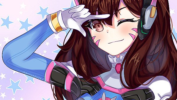 Dva Overwatch Digital Artwork 5k - hdwallpaper4k