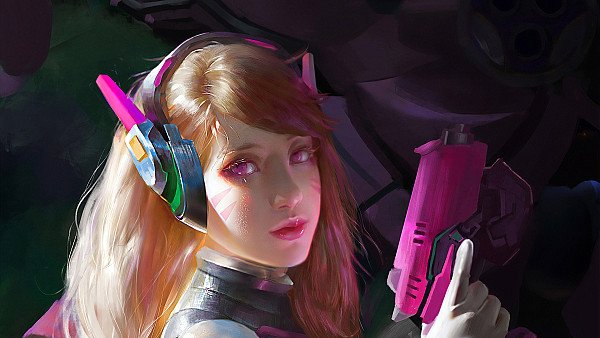 Dva Overwatch Game Art 4k - hdwallpaper4k