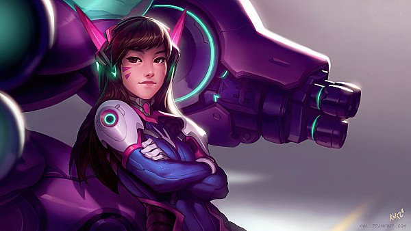 Dva Overwatch Game Artwork 4k - hdwallpaper4k