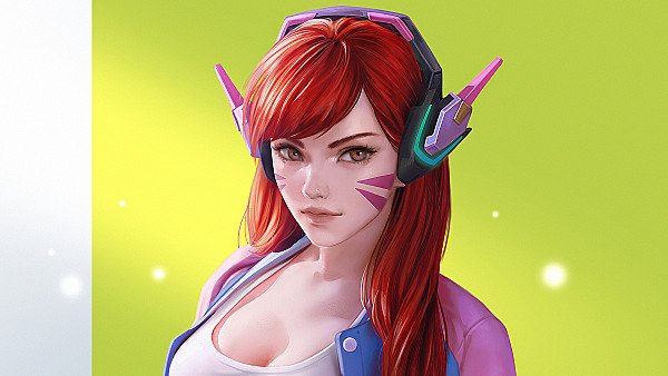 Dva Overwatchart4k Cute - hdwallpaper4k