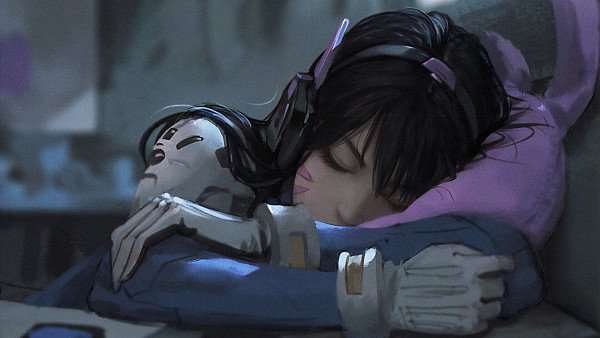 Dva Taking Nap - hdwallpaper4k