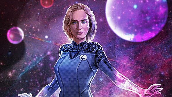 Emily Blunt As Sue Storm Artwork - hdwallpaper4k