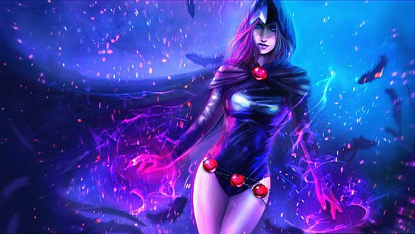 Fantasy Girls Raven wallpaper