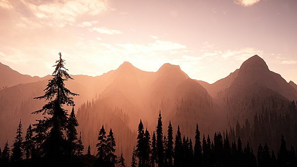 Far Cry 5 Sunset Mountains - hdwallpaper4k