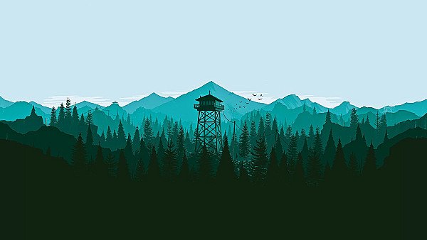 Firewatch Trees wallpaper