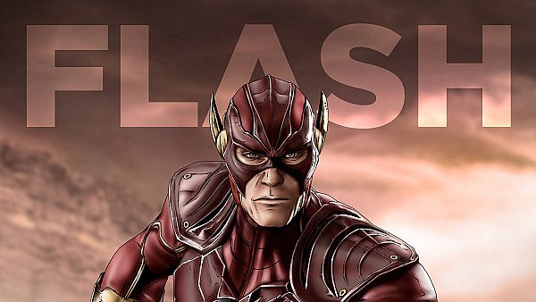 Flash Comic Artwork - hdwallpaper4k