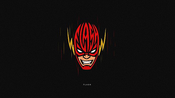 Flash Superhero Minimal 4k - hdwallpaper4k