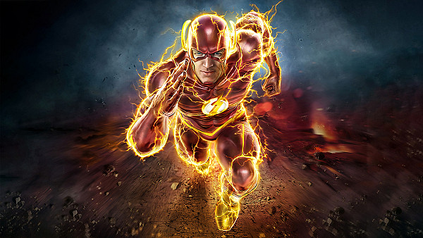 Flash The Running Fire 4k - hdwallpaper4k