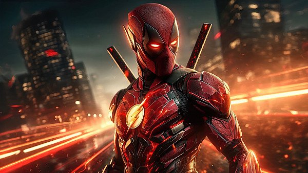 Flash X Deadpool - hdwallpaper4k