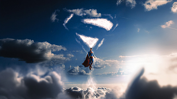 Fly High Superman - hdwallpaper4k