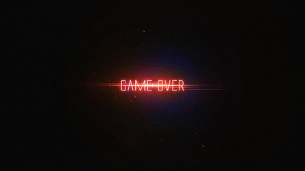 Game Over Typography 4k - hdwallpaper4k