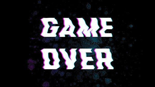 Game Over Typography 5k - hdwallpaper4k