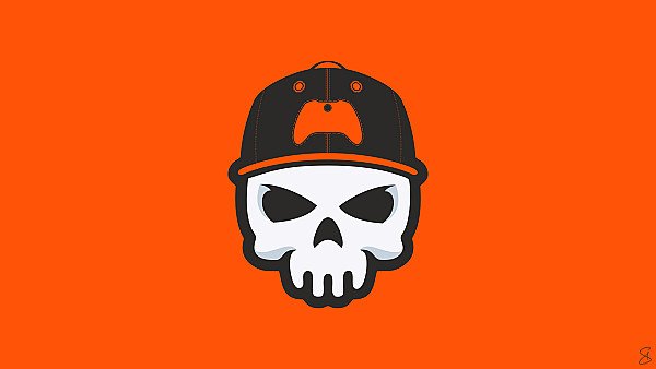 Gamer Skull Minimal 4k - hdwallpaper4k