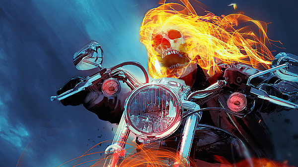 Ghost Rider Illustration - hdwallpaper4k