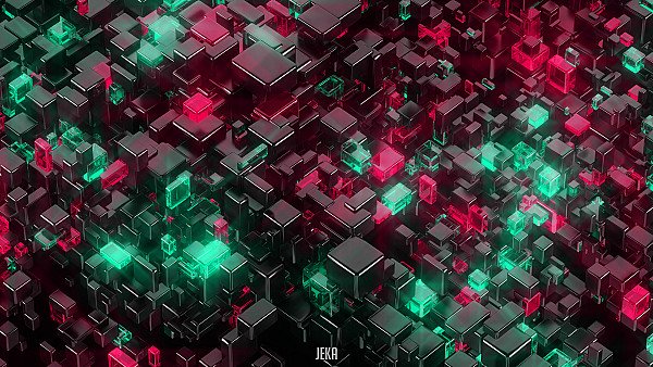 Glowing Cubes 4k - hdwallpaper4k