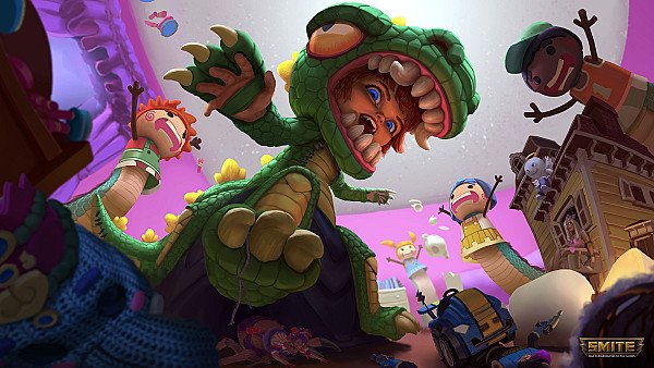 Godscylla Scylla Smite 4k wallpaper