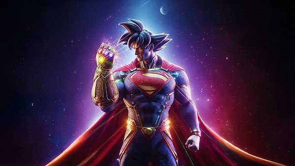 Goku As Superman With Infinite Power - hdwallpaper4k