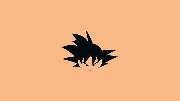 Goku Flat Minimal 8k - hdwallpaper4k