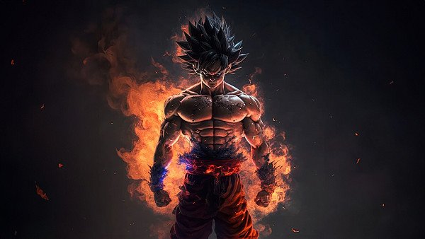 Goku Furious Assault - hdwallpaper4k