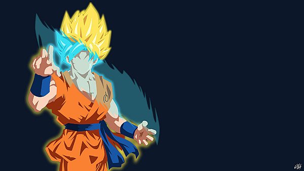 Goku Minimalist - hdwallpaper4k