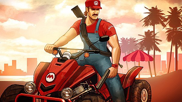 Grand Theft Auto Mario Kat wallpaper