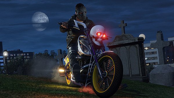 GTA 5 Online Halloween DLC Bike - hdwallpaper4k