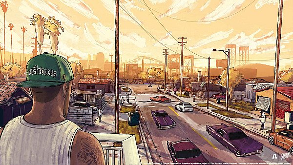 Gta San Andreas Artwork wallpaper