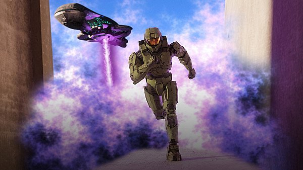 Halo Armor Outrunning Death - hdwallpaper4k