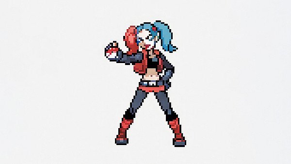 Harley Quinn 8 Bit - hdwallpaper4k