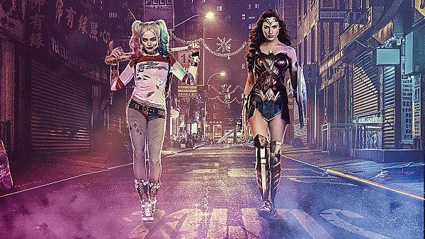 Harley Quinn And Wonder Woman - hdwallpaper4k