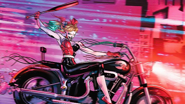 Harley Quinn Bike Ride 4k - hdwallpaper4k