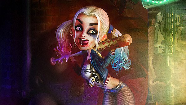 Harley Quinn Digital Artwork - hdwallpaper4k