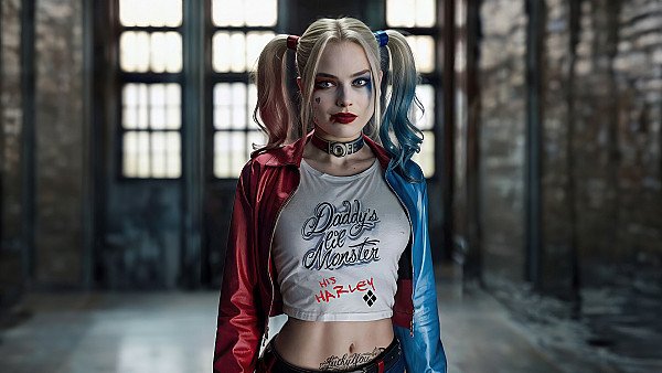 Harley Quinn Divine Defender - hdwallpaper4k