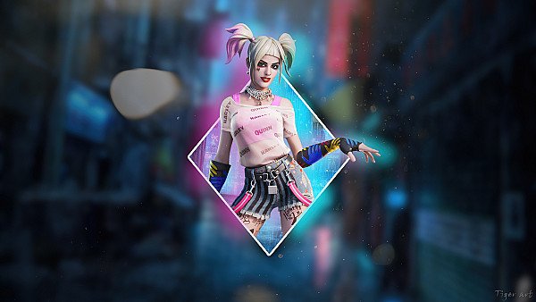 Harley Quinn Fortnite 4k - hdwallpaper4k