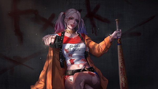 Harley Quinn Freedom - hdwallpaper4k