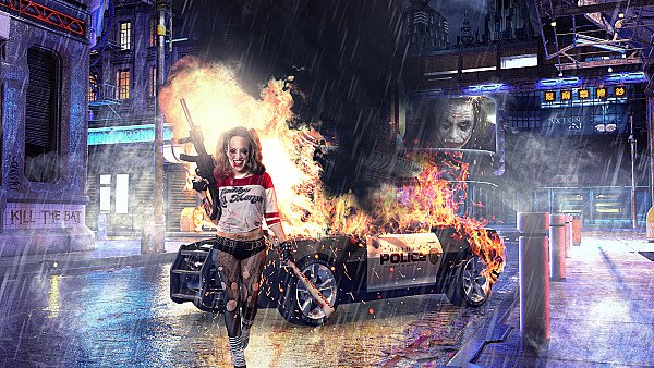 Harley Quinn Gotham City 4k - hdwallpaper4k