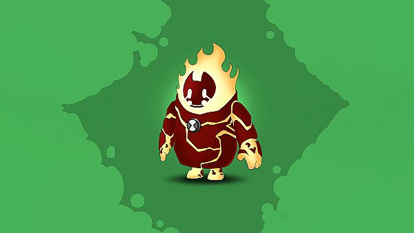 Heatblast Fall Guys X Ben 10 - hdwallpaper4k