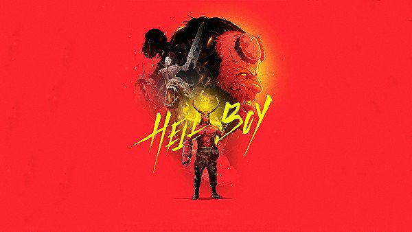 Hellboy Minimal Art 4k - hdwallpaper4k