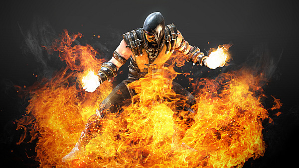 Hellfire Scorpion Mortal Kombat X 5k Artwork - hdwallpaper4k