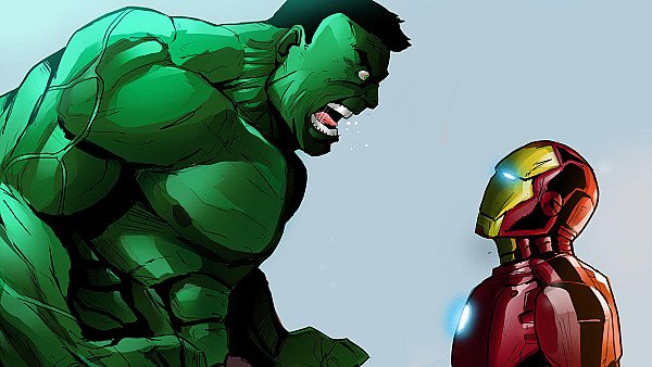 Hulk And Iron Man - hdwallpaper4k